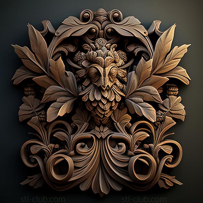 3D model st baroque (STL)